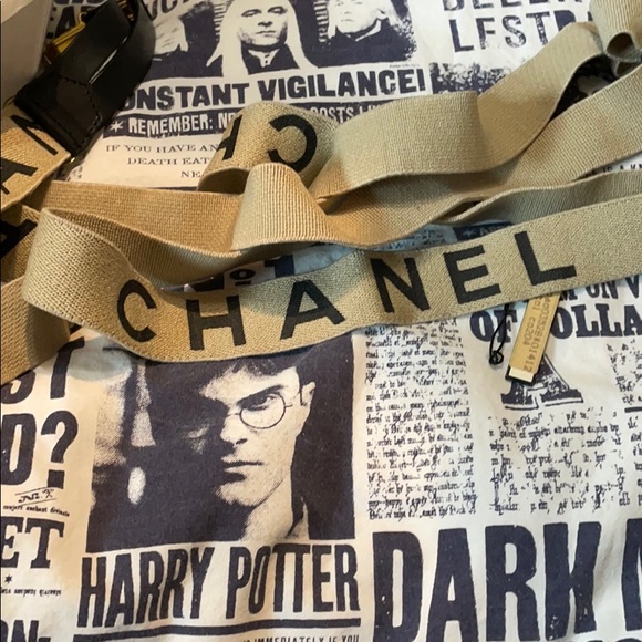 Last call!❤️ Chanel cream/beige & black suspenders - Picture 12 of 12